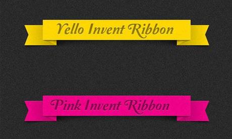 ribbon psd 