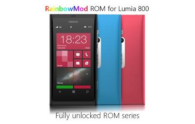 La ROM con Windows Phone 7.8 in versione 2.0.1 .