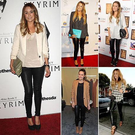 Lauren-Conrad Pazze per i leather leggings