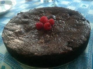 Torta Cioccolato e Lamponi