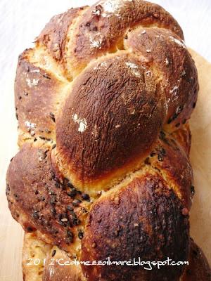 Challah con kaki con l'impasto nr.4 della Cuochina