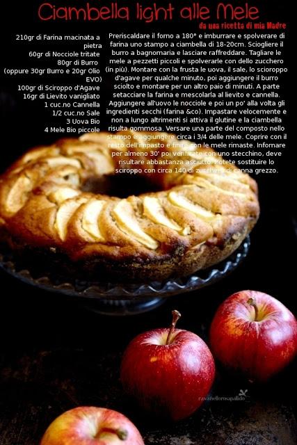 Utimate Apple Light Bundt Cake - Ciambella di Mele leggera+Agave