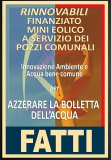Menfi, rinnovabili: finanziato progetto di mini eolico. Il Sindaco Botta: “servirà ad abbattere la bolletta dell'acqua ai cittadini”