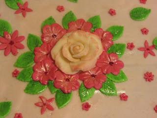 Torta rettangolare rosa