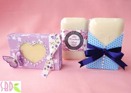 3 Packaging per saponette handmade! - 3 Handmade soap Packagings!