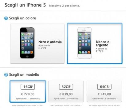 apple store iphone5 410x351 Apple Store: iPhone 5 ora spedito in una settimana iPhone 5 Apple Store 