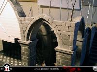 Costruzione 136: La facciata - rinfianco delle arcate e innalzamento muri