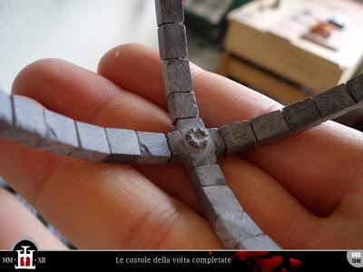 Costruzione 135: Volta a crociera ogivale (1) - costole e chiave