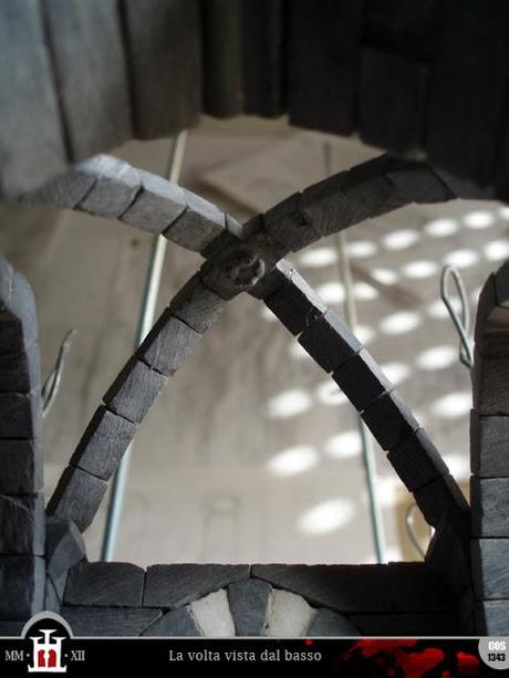 Costruzione 135: Volta a crociera ogivale (1) - costole e chiave