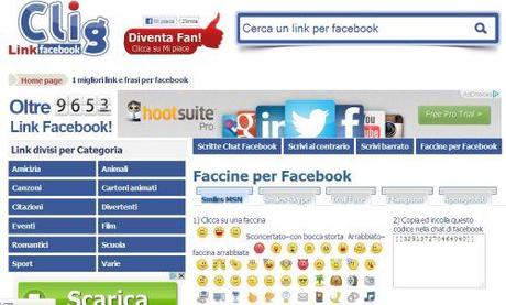 E' online Clig, la nuova risorsa per fare emoticon su Facebook