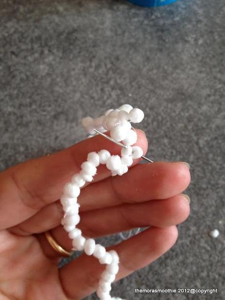 My diy polystyrene necklace