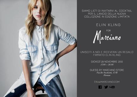 [SAVE THE DATE] Elin Kling for Marciano