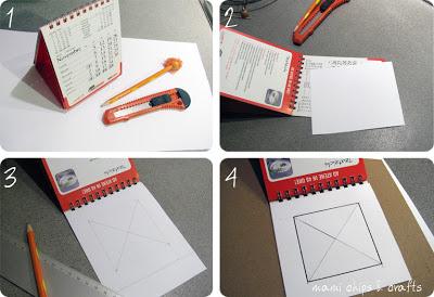 Riciclare un calendarietto, anzi due