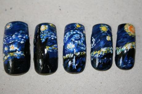 NAIL ART #1__ Van Gogh