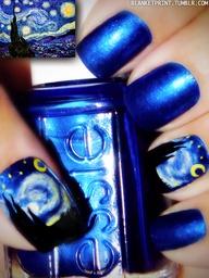 NAIL ART #1__ Van Gogh