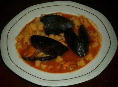 MINESTRA CON COZZE E PATATE