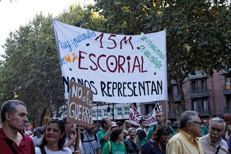 Manifestazione del 15 ottobre a Madrid