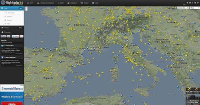 Come intercettare gli aerei in volo in tempo reale, sui cieli di tutto il mondo.
