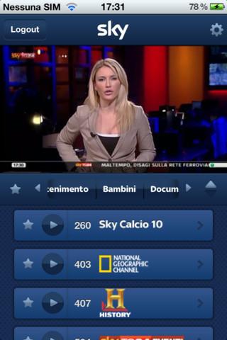 Aggiornamento per SkyGo, ora con nuovi canali e con l’On Demand