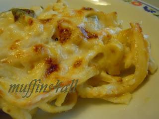 Gratin di scialatielli alla zucca e salvia