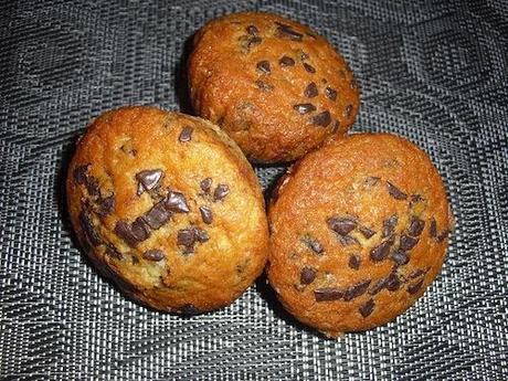 Muffin con gocce di cioccolato