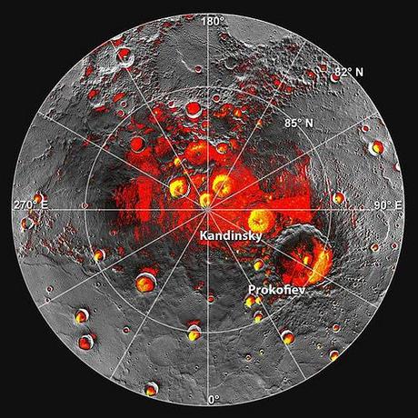 Mercurio: zone polari permanentemente in ombra