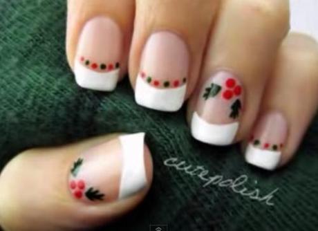 Idee di Natale 2012: nail art con aghifoglio // Beauty Secret / How-To