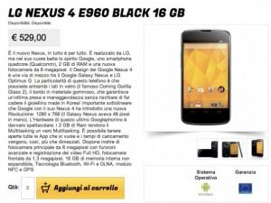 Nexus 4: ecco dove acquistarlo!