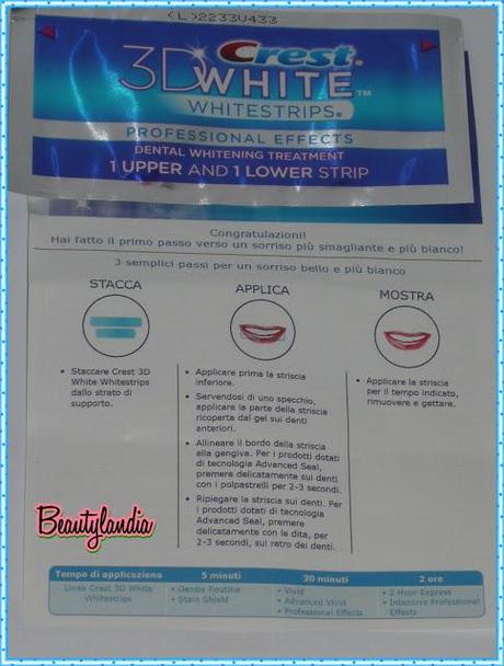 CREST 3D WHITESTRIPS - Professional Effects -