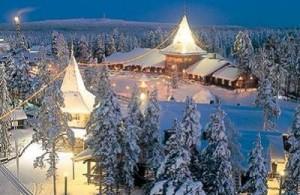 Il villaggio di Babbo Natale è Rovaniemi, in Lapponia 