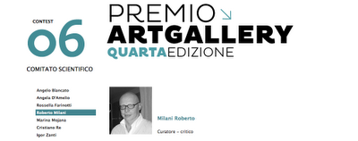 Ancora una volta onorato di esserci... dove? Nel comitato scientifico del Premio ARTGALLERY