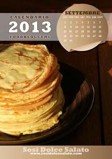 Calendario foodbloggers 2013