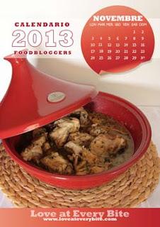 Calendario foodbloggers 2013