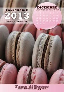 Calendario foodbloggers 2013