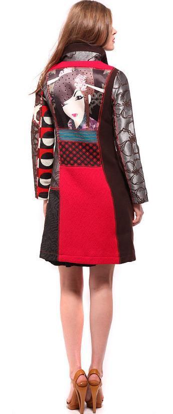 cappotto con stampa geisha, cappotto geisha, desigual geisha, cappotto geisha desigual, fashion blogger, street style, Geisha Print Coat, secret sale, desigual online, desigual store online, desigual shopping online