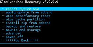 Guida Clockworkmod recovery