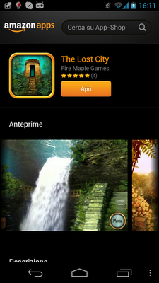 Amazon App Shop regala The Lost City (solo oggi 1 dicembre 2012)