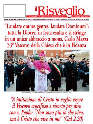 Cinque anni fa l'ingresso di Mons. Carlo Mazza