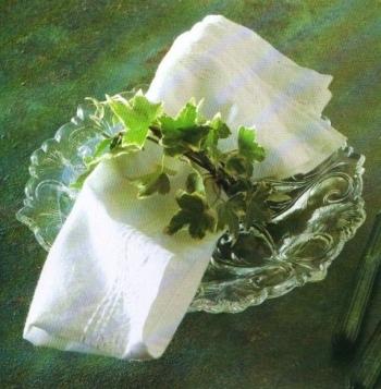 portatovaglioli,edera,fai da te,natale,festa,tavola