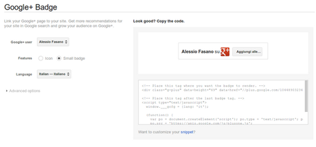 Google+ Badge per profili e pagine: come installarli su Blogger