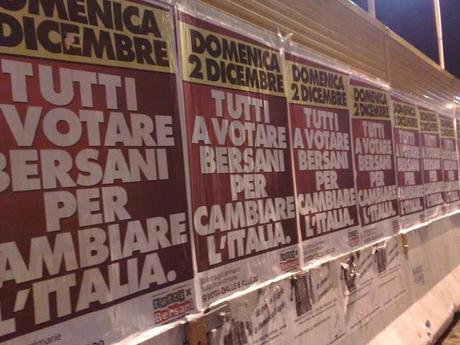 Per promuoversi per le primarie ha ricoperto Roma di affissioni abusive, evadendo il fisco, rendendo insidioso il fondo stradale, facendoci spendere un sacco di soldi per le defissioni, imbruttendo la città. E Pier Luigi Bersani vorrebbe fare il capo d...