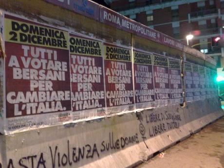 Per promuoversi per le primarie ha ricoperto Roma di affissioni abusive, evadendo il fisco, rendendo insidioso il fondo stradale, facendoci spendere un sacco di soldi per le defissioni, imbruttendo la città. E Pier Luigi Bersani vorrebbe fare il capo d...