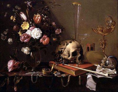 768px-Adriaen_van_Utrecht-_Vanitas_-_Still_Life_with_Bouquet_and_Skull
