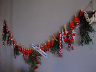 Calendario dell'avvento DIY