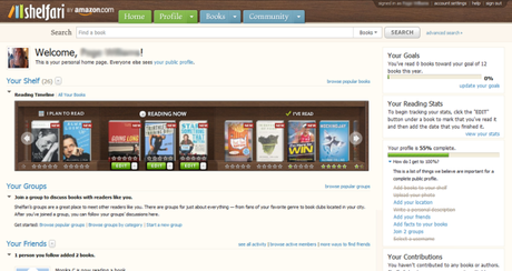 Shelfari è un servizio di social cataloging fortemente orientato all'ecommerce, dove i lettori oltre a costruire la propria libreria virtuale possono acquistare direttamente i volumi preferiti su Amazon.
