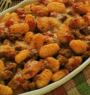 Gnocchi con spezzatino