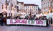 >>Vicenza- Il sociale è di tutti; 4 mila persone in piazza