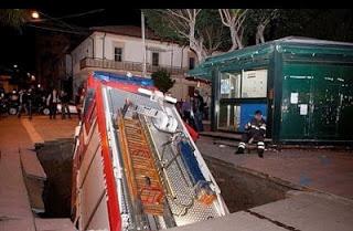 Reggio Calabria: la voragine di Santa Caterina e le altre buche