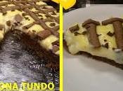 Crostata cacao ripiena crema pasticcera