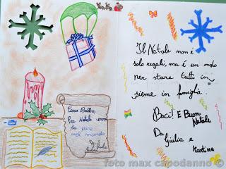 BUON NATALE Positano dagli alunni delle medie